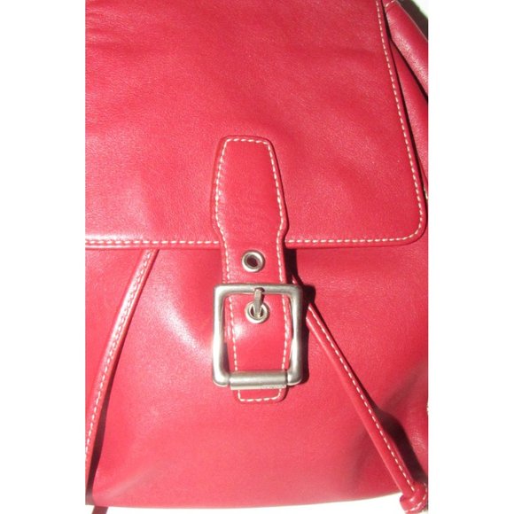 Coach, \'Legacy\' Red Sling Style Shoulder Bag or Backpack Buttery Soft Leather main image 12
